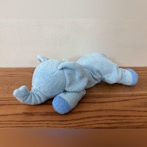 Vintage CARTER'S Child of Mine Blue Plush Elephant Toy Floppy Lovey Prestige Toy